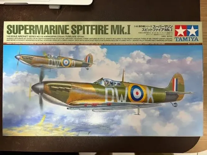 PLASTIMODELISMO TAMIYA SPITFIRE MK I  1:48