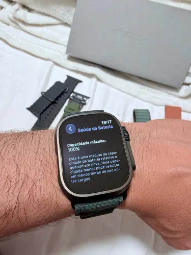 Apple Watch Ultra 3 Cellular | Impecável | 100% Bateria | Garantia até 05/2027