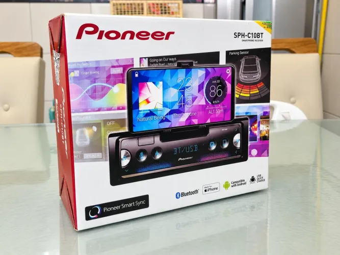 PIONEER SPH-C10BT | ÚNICO DONO | NOTA FISCAL | COMPLETO NA CAIXA