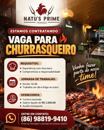Vaga churrasqueiro
