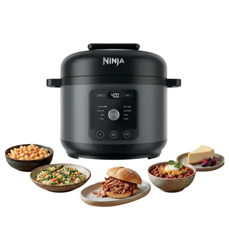 NINJA PANELA PRESSÃO ELÉCTRICA PC201GY 9EM1 6L 120V CINZA