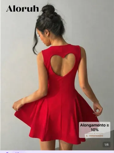 Vestido vermelho tamanho M