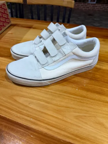 Tênis Old Skool V Velcro Off-White 