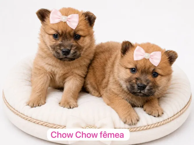 Fofura e Carinho em Um Só Lugar Chow Chow fêmea