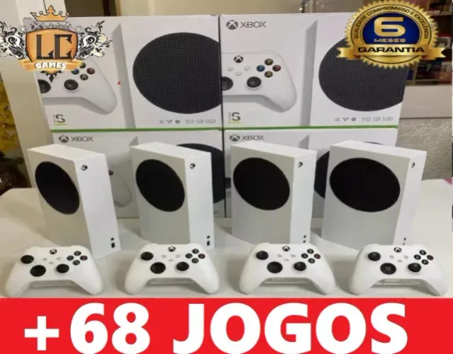 XBOX SERIES S 512GB + 78 JOGOS TOP + GARANTIA O6 MESES + BRINDES ( LOJA FISICA )