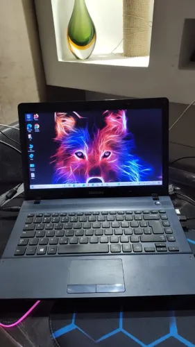 Notebook Samsung 6gb memória, hd 320gb, bateria boa. Parcelo no cartão
