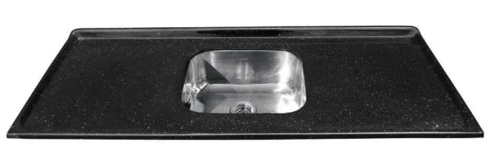 Cuba marmorite com inox nova na caixa