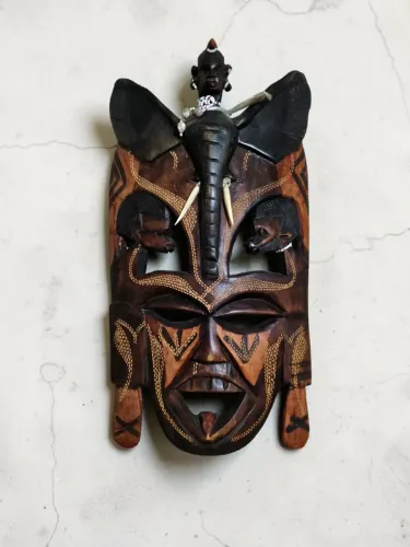 Quadro Máscara Arte Africana para decoração