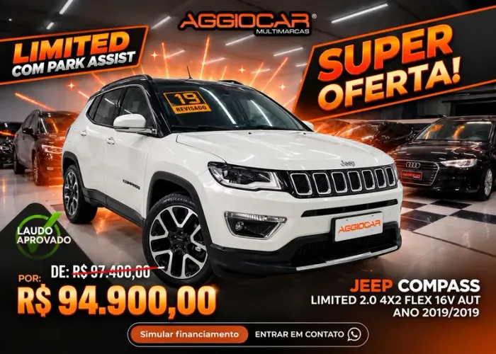 Jeep Compass Limited 2.0 4X2 Flex 16V Aut. 2019