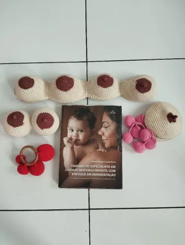 Mama didática em crochê