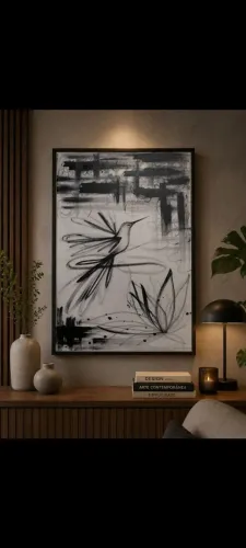 Quadro beija-flor