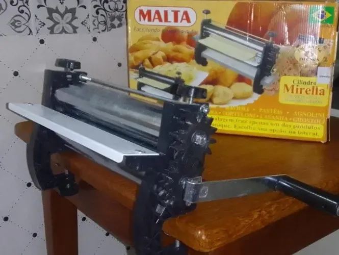 Cilindro para Massa Mirela 28cm Manual em Aço Inox - MALTA