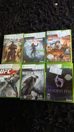 Vende-se jogos de Xbox 360 original