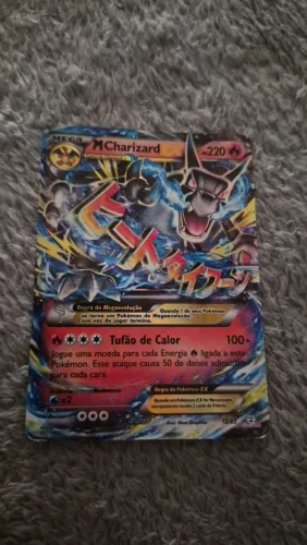 Carta Pokémon Mega Charizard EX - Coleção Generations 12/83 (Original)
