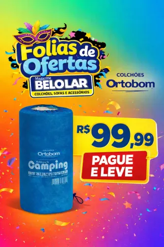 Colchonete camping Ortobom