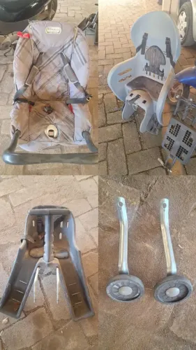Cadeirinha Bebê Bicicleta Carro Rodinha 