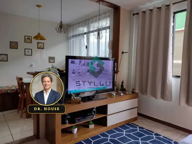 Casa Triplex em Condomínio Fechado com Churrasqueira e Vista para Montanha em Riachuelo! M