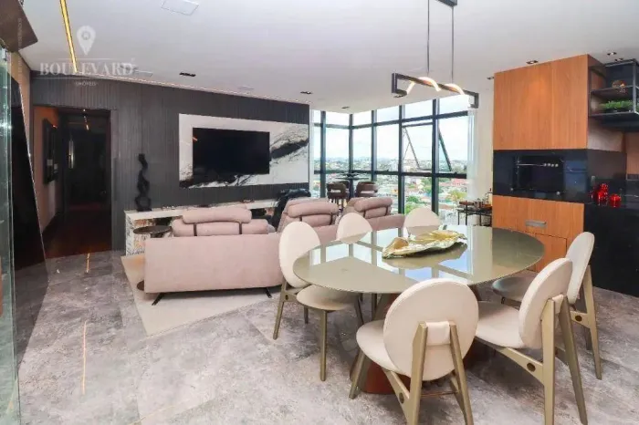 Apartamento mobiliado e decorado com 3 suítes à venda no Residencial L'Essence, 158,51 m²