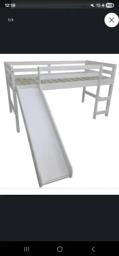 Cama Infantil - Playground Com Escorregador 