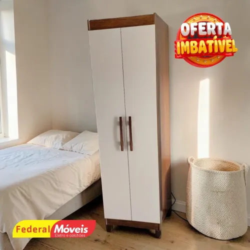 Sapateira Multiuso 2 Portas com Pés Madeira - Entregamos