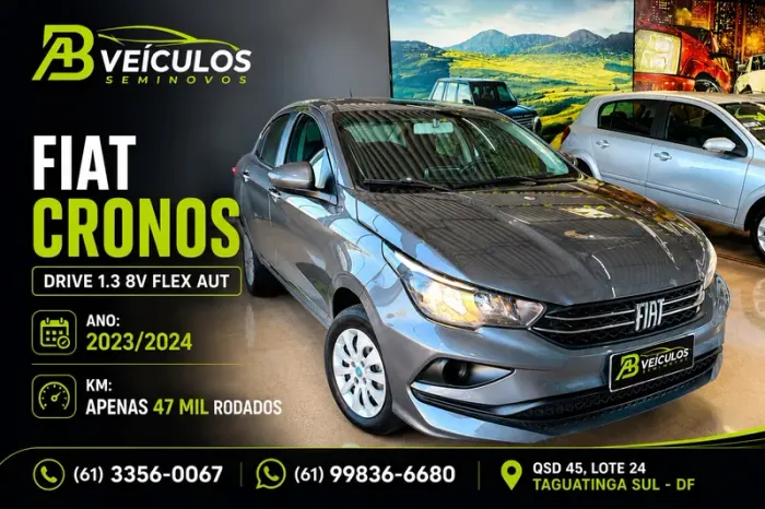 Fiat Cronos Drive 1.3 8V Flex Aut. 2024