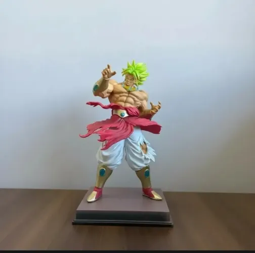 Estátua Colecionável Lendário Guerreiro Saiyajin 27cm - Novo