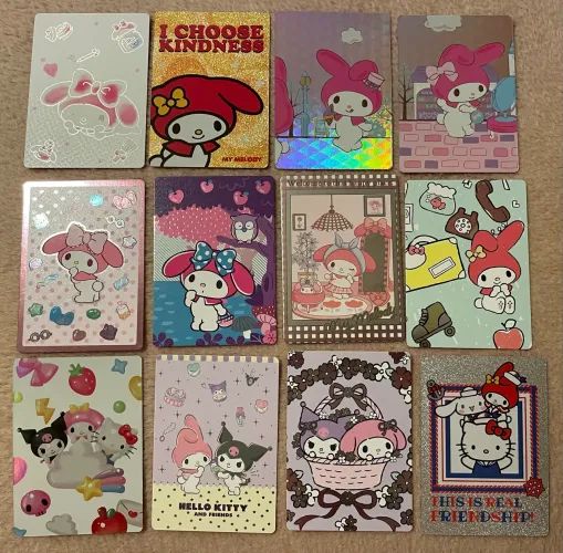 Hello Kitty and Friends - My Melody Set com 12 cards Panini