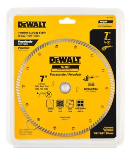 Disco diamantado p/porcelato 7pol-180mm ( Dewalt )