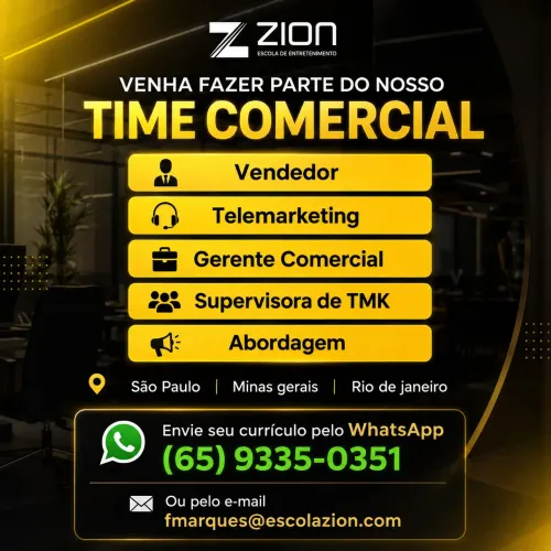 VAGAS DISPONÍVEIS EMPREGO RIO DE JANEIRO