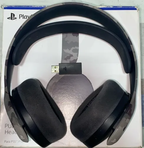 Headset Sem Fio PULSE 3D Gray Camouflage