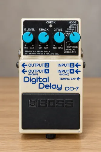 PEDAL BOSS DIGITAL DELAY DD-7 C/TAP TEMPO, LOOPER(40s) E CHORUS