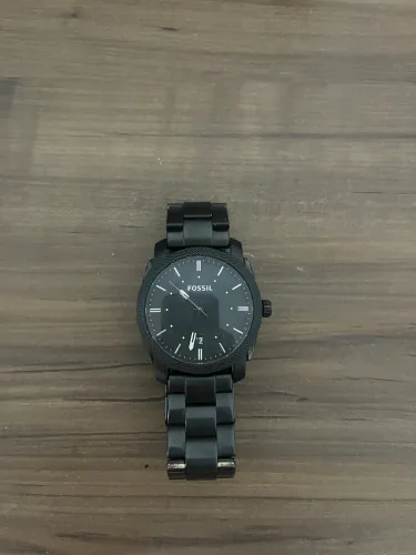 Relógio Fossil Nate JR1401/4PN - Cronógrafo Masculino Preto