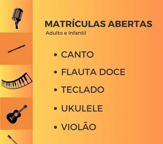 Aulas de violão,ukulele,teclado,canto para iniciantes