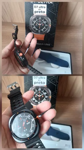 Relógio inteligente redondo ultra