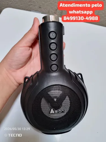 Caixa de som bluetooth tipo garrafa potente 