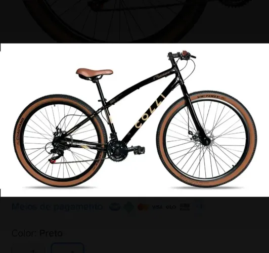 Bicicleta Aro 29 Vancouver, Freio A Disco Colli Cor Preto Tamanho do quadro 17