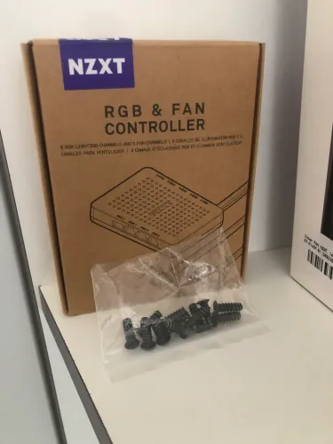 NZXT F140 RGB (preto) + controladora NZXT HUB CAM