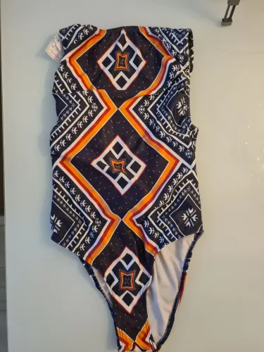 Body/maio estampado tribal geométrico novo - AB