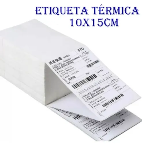 Caixa 5.000 Etiquetas Térmicas Á PRONTA ENTREGA 10x15 cm Marketplace Vendedor