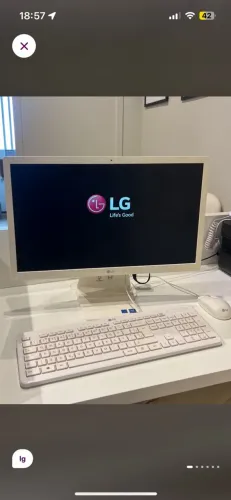 computador all in one lg 22 polegadas em perfeito estado