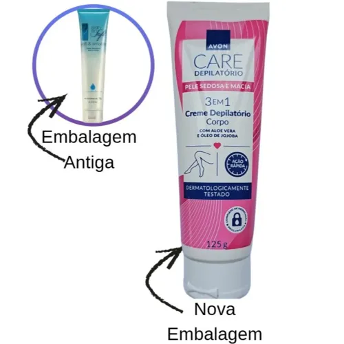 Creme depilatorio Avon 125g