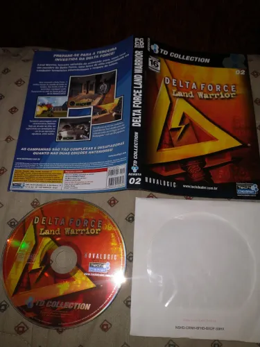 Delta Force Land Warrior 2000 jogo antigo original completo PC CD