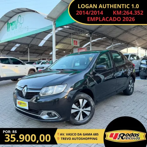 Renault Logan Authentique Hi-flex 1.0 16V 4P 2014