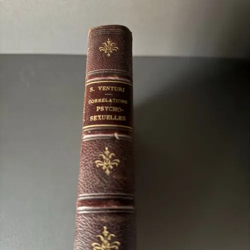 livro antigo silvio venturi correlations psycho sexuelles 1899 francês