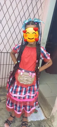 Vestido de quadrilha 8 anos