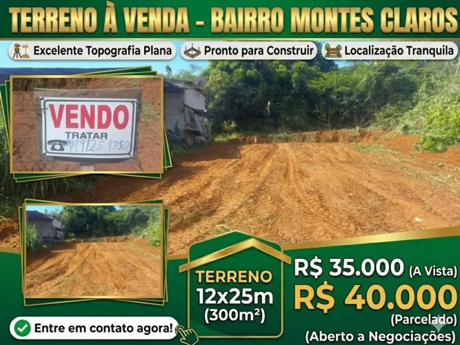 Vendo terreno 12X25
