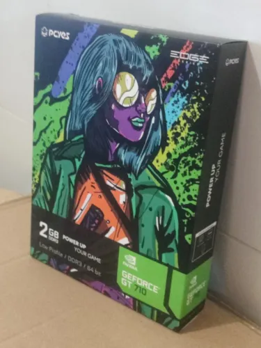 Placa de vídeo PCYES GeForce GT 710 com 2GB para bom desempenho gráfico Ultimas peças