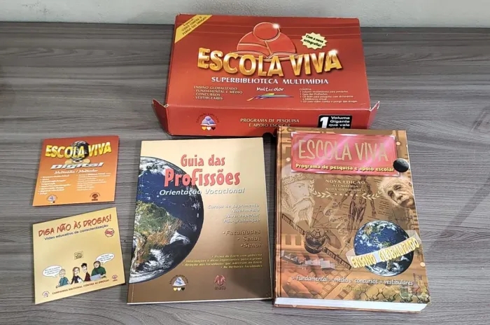 Kit educacional ?Escola Viva?, uso escolar e orientação educacional.