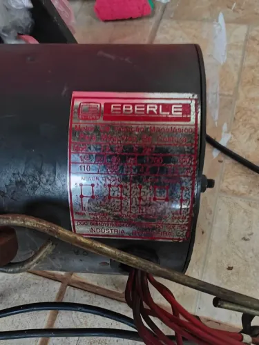 ? Motor para Máquina de Costura Industrial EBERLE - Antigo (Funcionando)