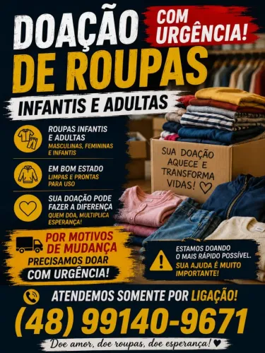 Doação de roupas